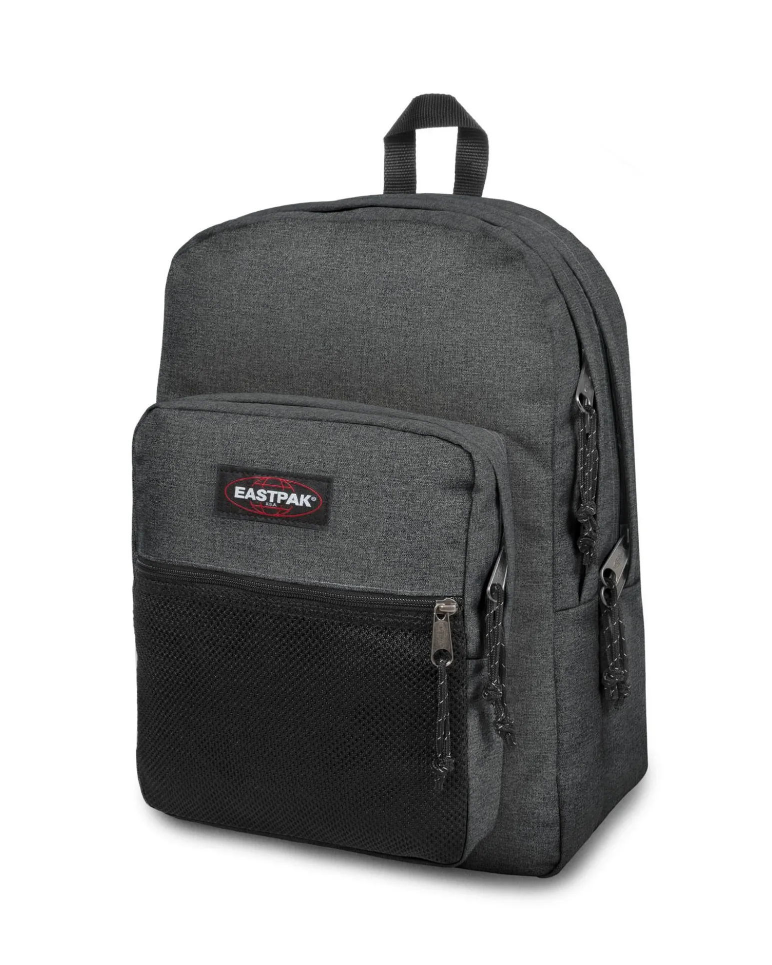 EASTPAK - Zaino PINNACLE grigio con due scomparti principali, due tasche anteriori e un organizer interno