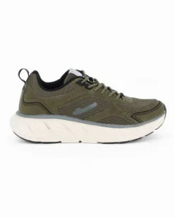 ELLESSE - Scarpa da uomo verde militare con dettagli grigi - DEBRA005_088