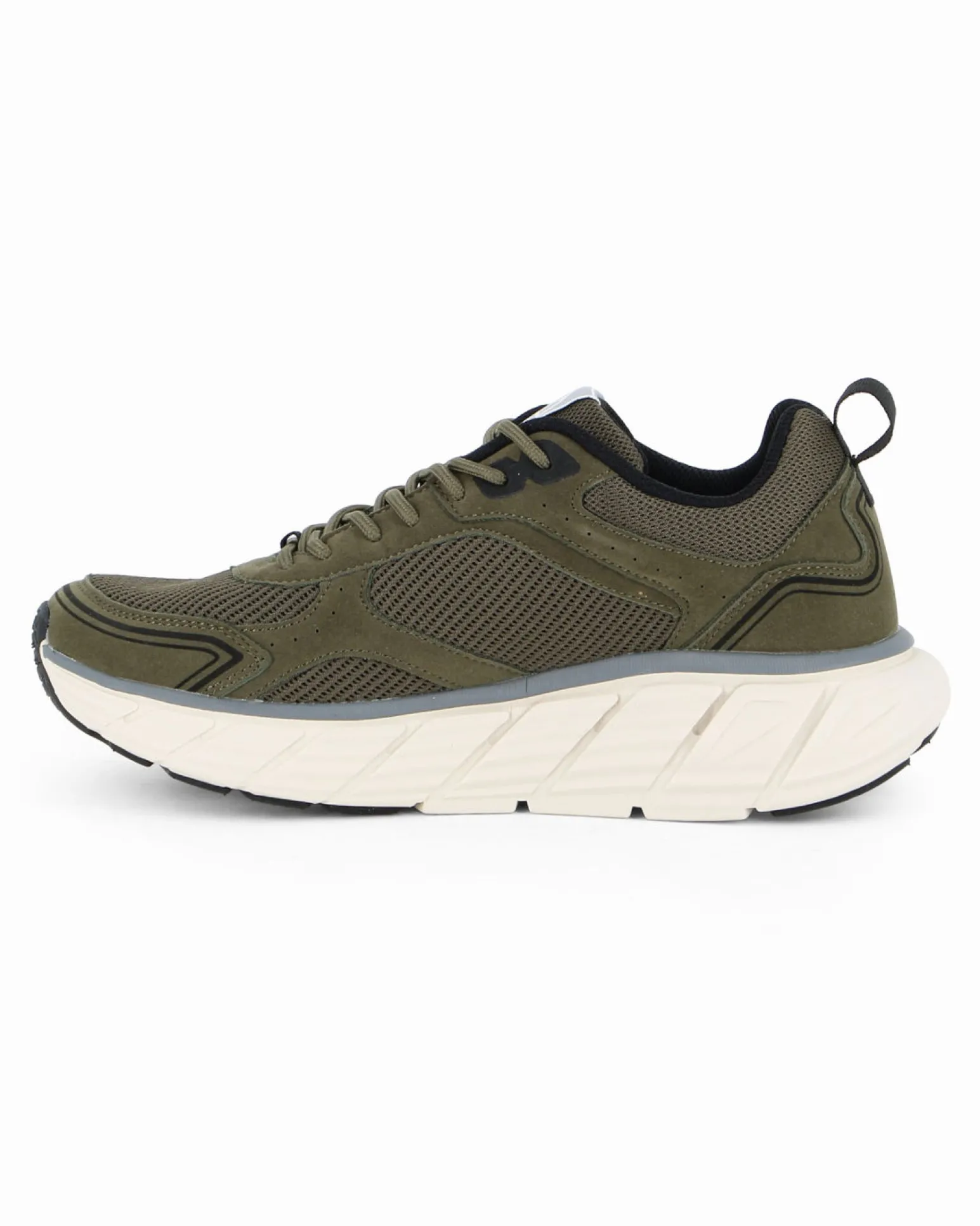 ELLESSE - Scarpa da uomo verde militare con dettagli grigi - DEBRA005_088