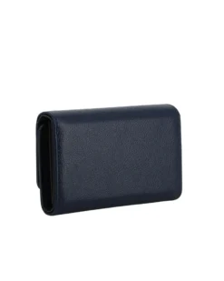 ENRICO COVERI - Portafoglio blu da donna con patta