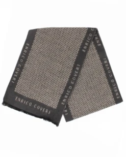 ENRICO COVERI - Sciarpa beige con scatola regalo
