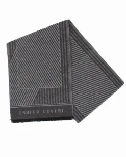 ENRICO COVERI - Sciarpa grigia con scatola regalo