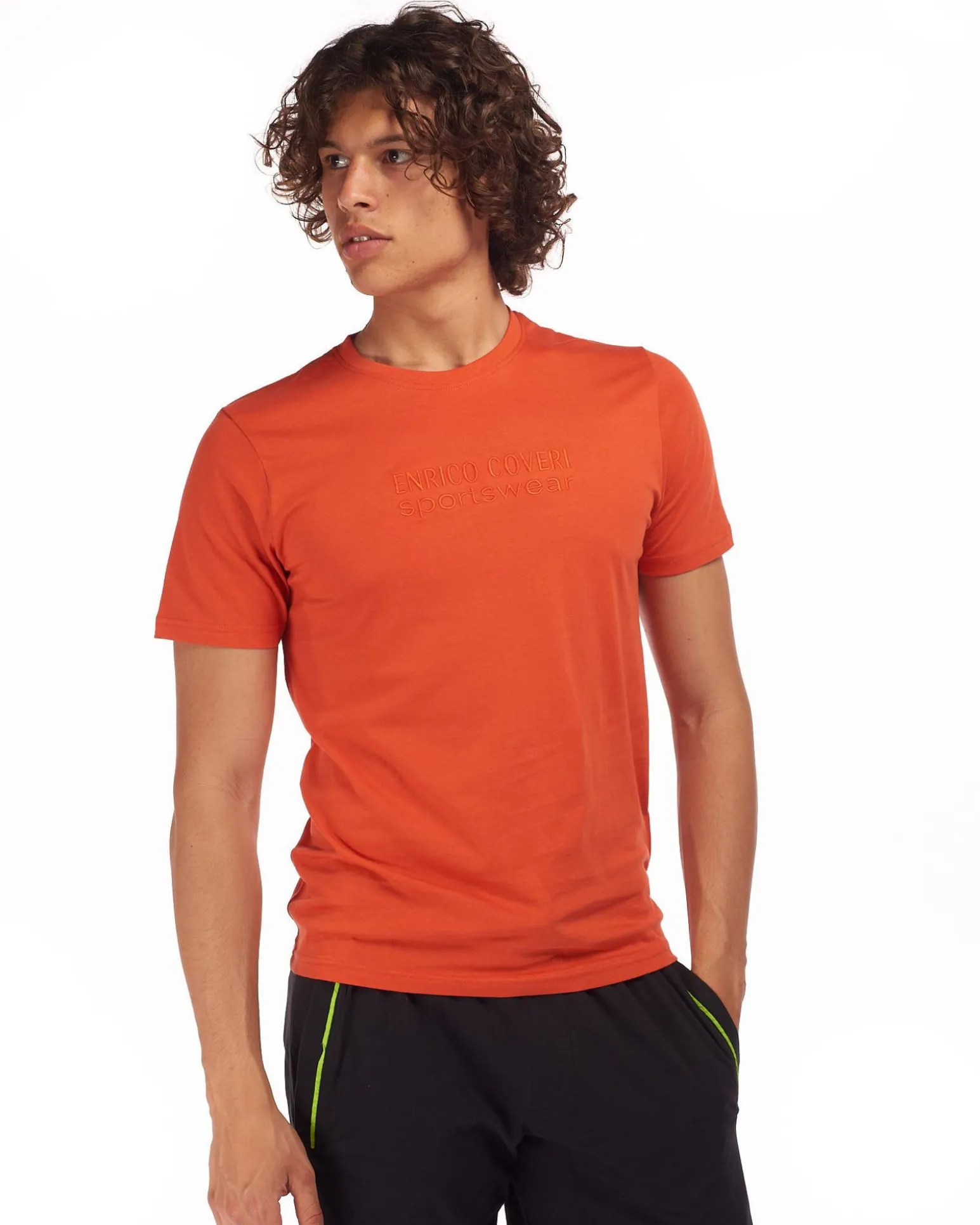 ENRICO COVERI SPORTWEAR - TSHIRT MANICA CORTA RICAMO