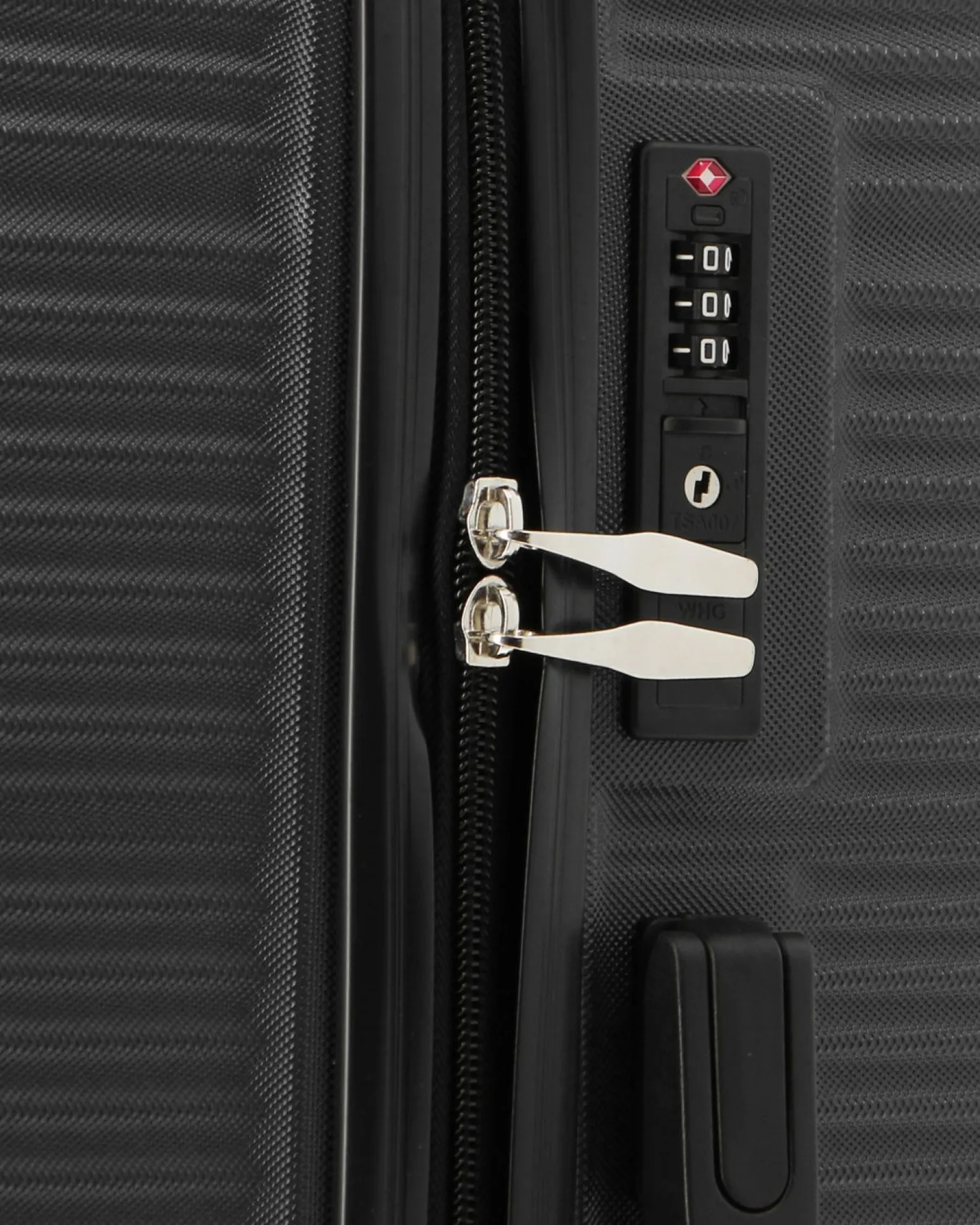FIAT 500 - TROLLEY NERO IN ABS 4 RUOTE CON COMBINAZIONE TSA