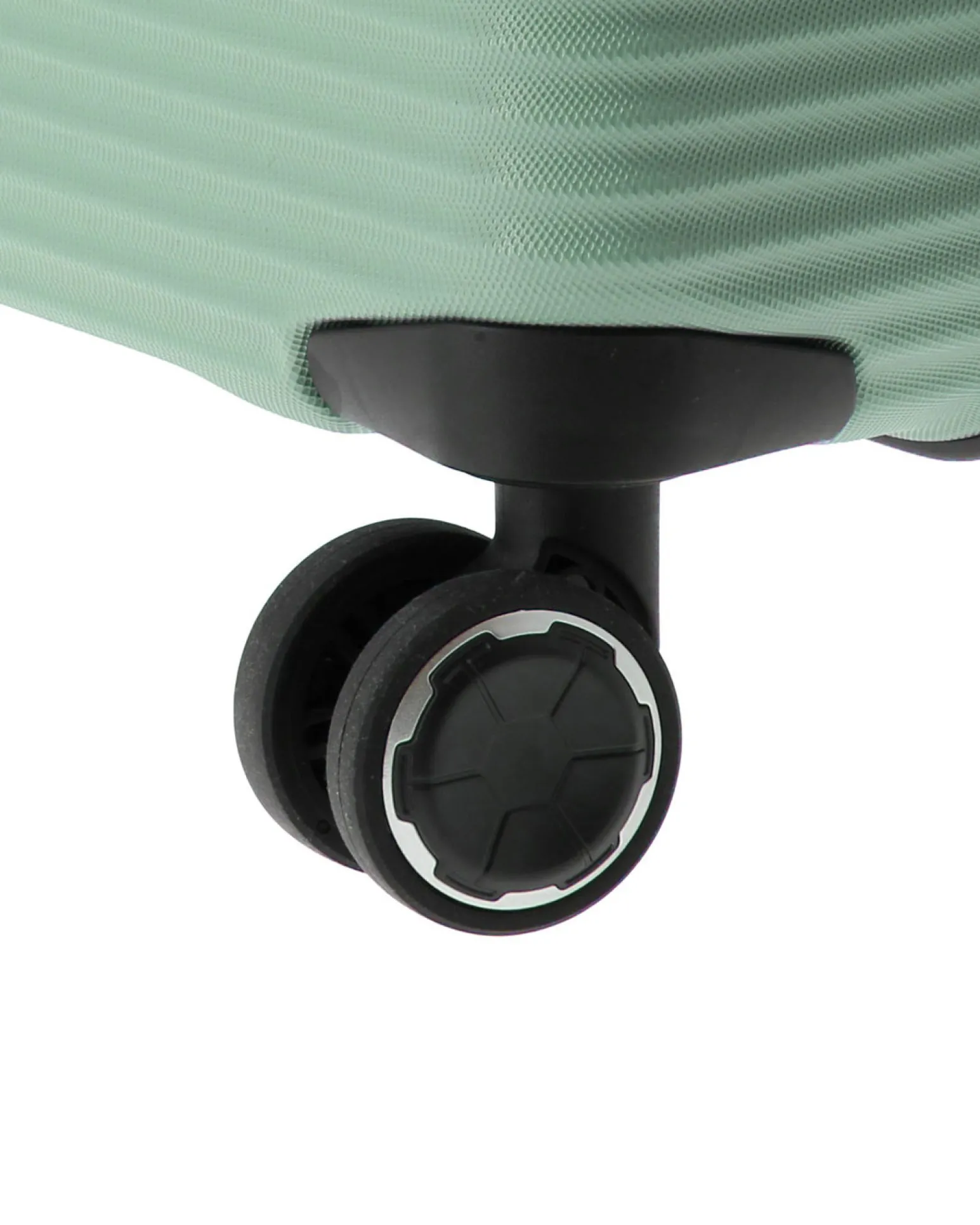 FIAT 500 - TROLLEY VERDE IN ABS 4 RUOTE CON COMBINAZIONE TSA
