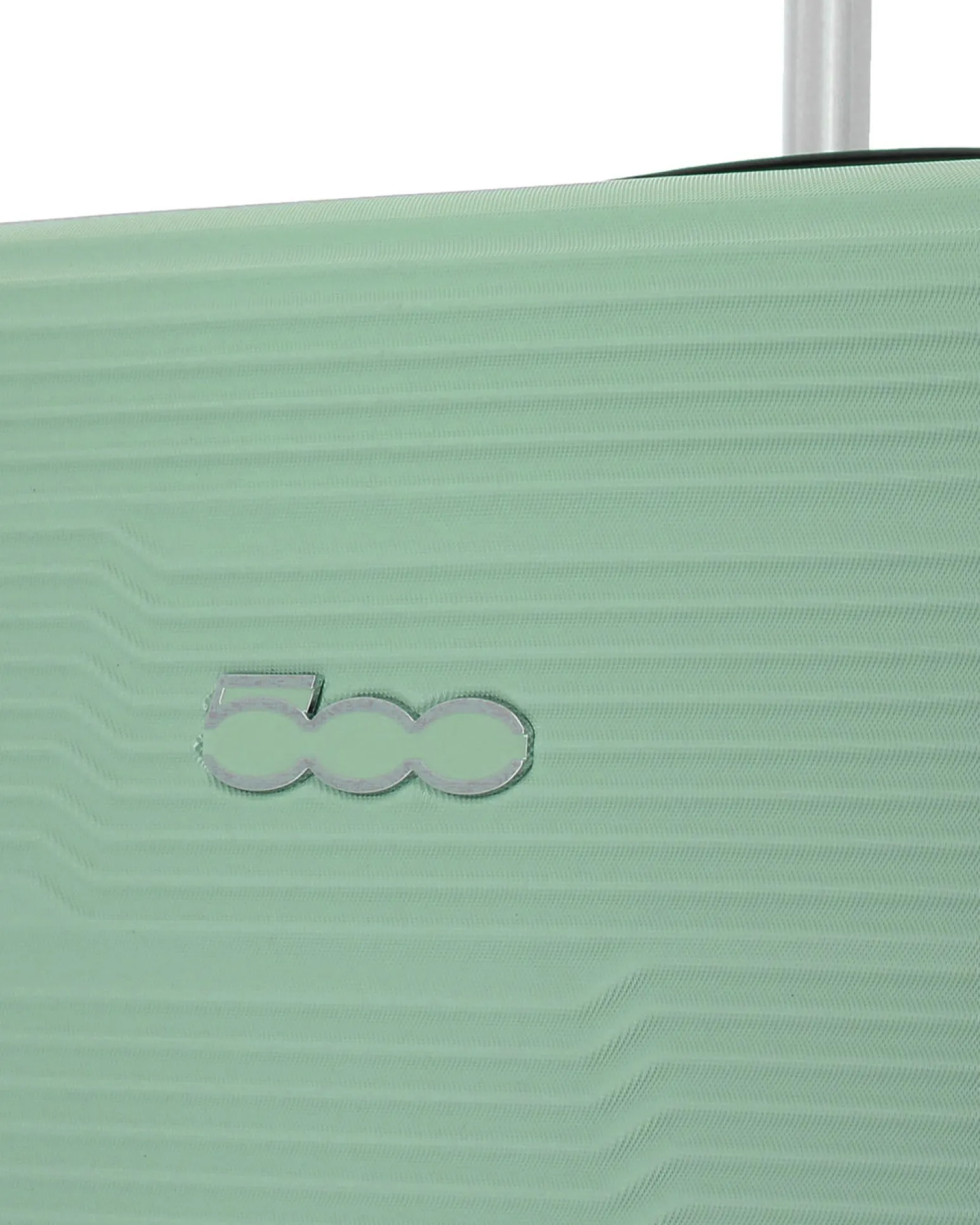 FIAT 500 - TROLLEY VERDE IN ABS 4 RUOTE CON COMBINAZIONE TSA