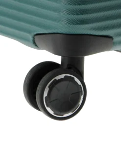 FIAT 500 - TROLLEY VERDONE IN ABS 4 RUOTE CON COMBINAZIONE TSA