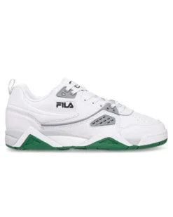 FILA - Sneaker da uomo bianca e grigia con dettagli verdi - CASIM