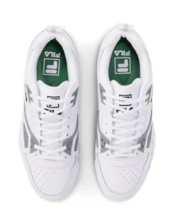 FILA - Sneaker da uomo bianca e grigia con dettagli verdi - CASIM
