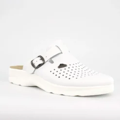 FLY FLOT- Ciabatta sanitaria in VERA PELLE,  MADE IN ITALY