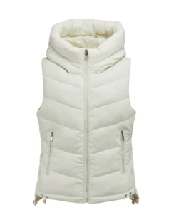 GILET IMBOTTITO CON CAPPUCCIO