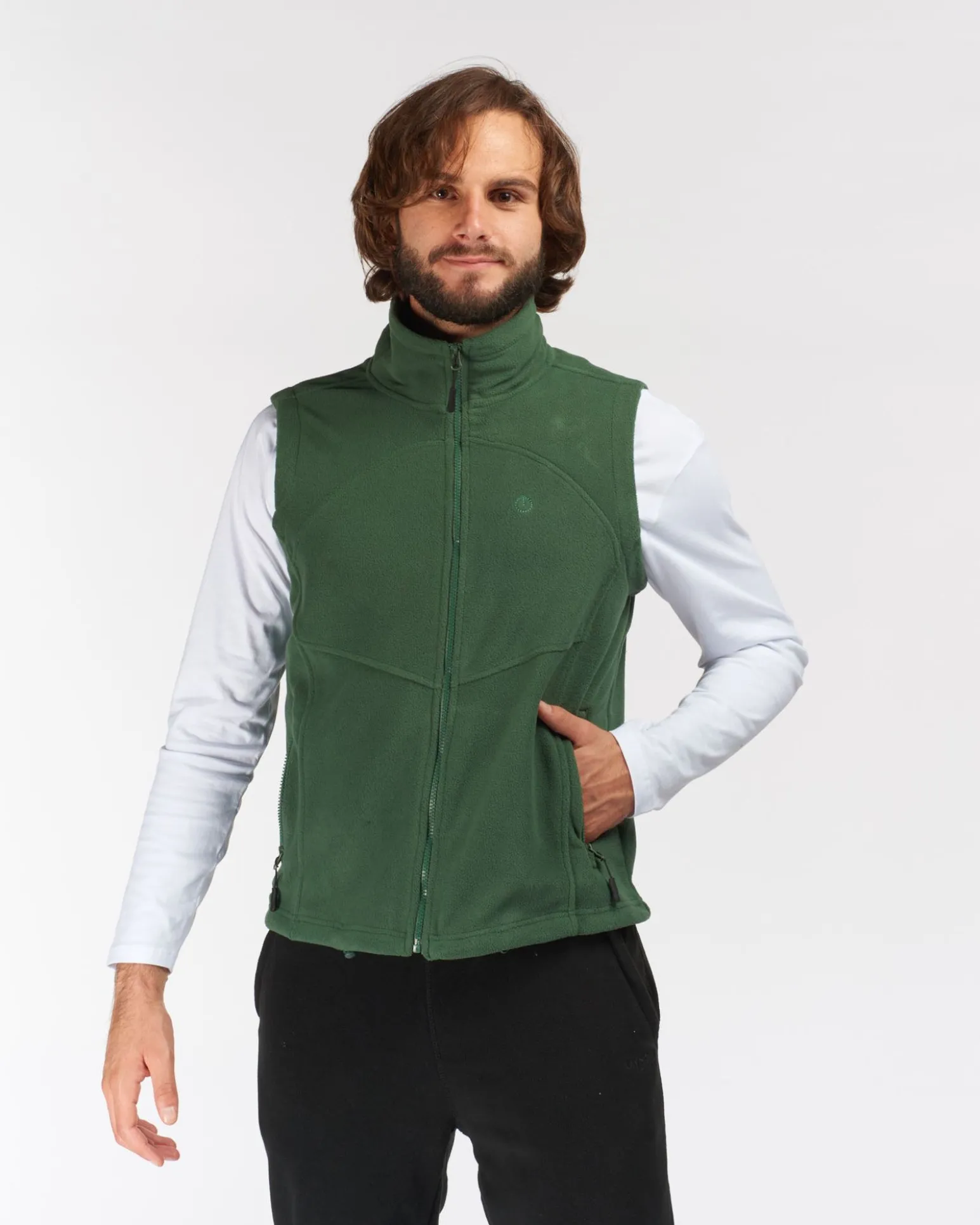 GILET PILE FOREST