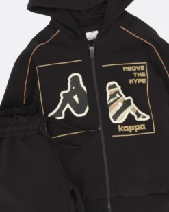 GIRL TUTA FULL ZIP CON CAPPUCCIO