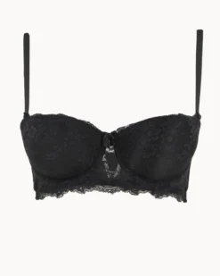 GMV - REGGISENO DONNA BALONETTE IN PIZZO BIANCO