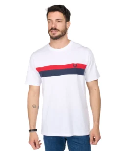 GMV - Tshirt bianca da uomo in cotone
