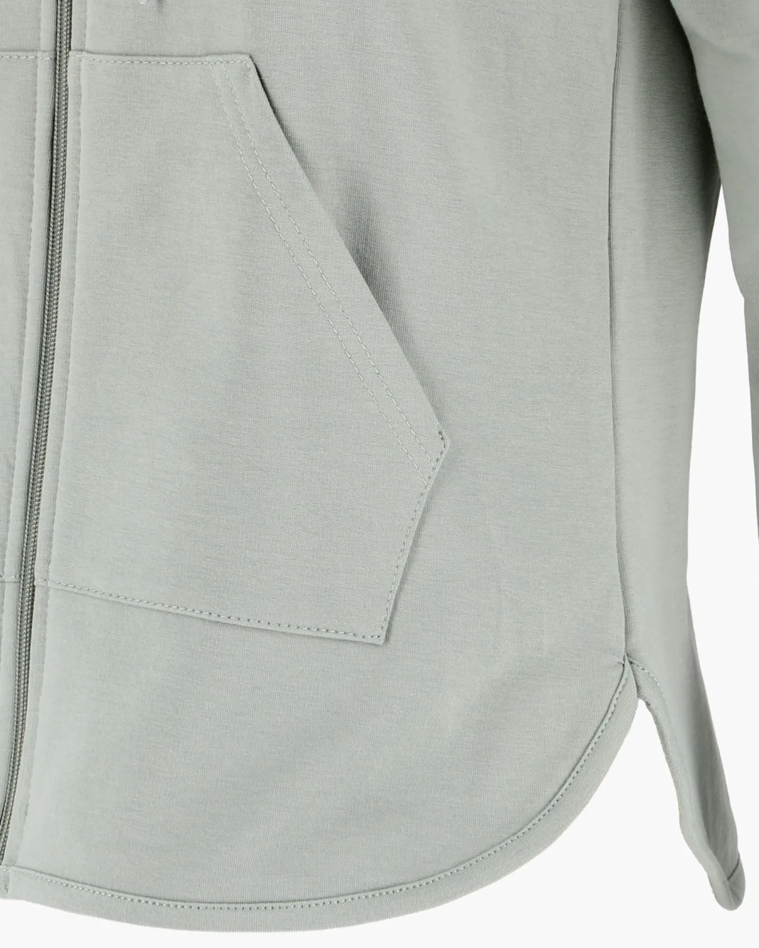 GOLA - FELPA CON CAPPUCCIO FULL ZIP VERDE CHIARO DA DONNA