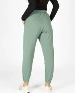 GOLA - PANTALONE VERDE CHIARO DA DONNA CON ARRICCIO