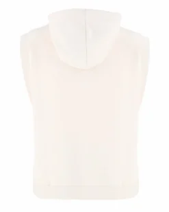 GOLA - UOMO GILET BEIGE IN FELPA FULL ZIP