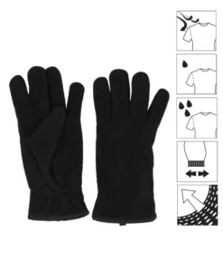 GUANTI PILE UOMO BLACK