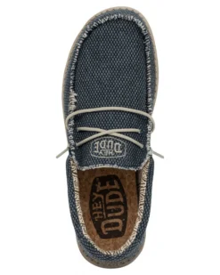 HEY DUDE- SCARPA WALLY BRAIDED, BLU NOTTE -  40003-4NM