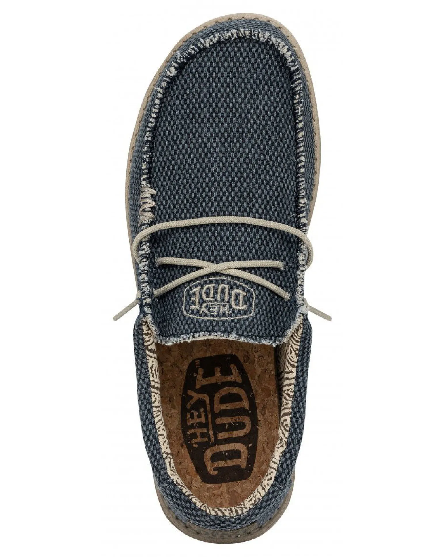 HEY DUDE- SCARPA WALLY BRAIDED, BLU NOTTE - 40003-4NM