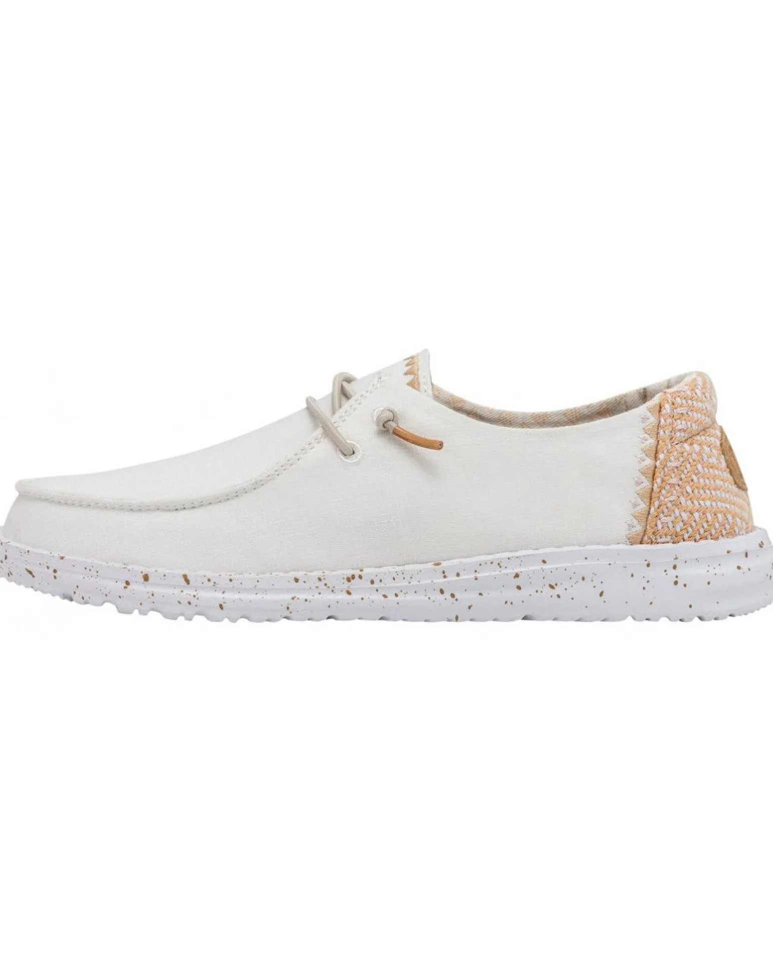HEY DUDE- SCARPA WENDY CHAMBRAY WOVEN, BIANCA - 40059-1KJ