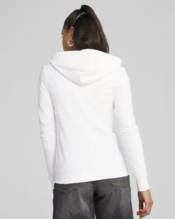 JACKET C/CAPP.ESS FZ HD TR WHITE