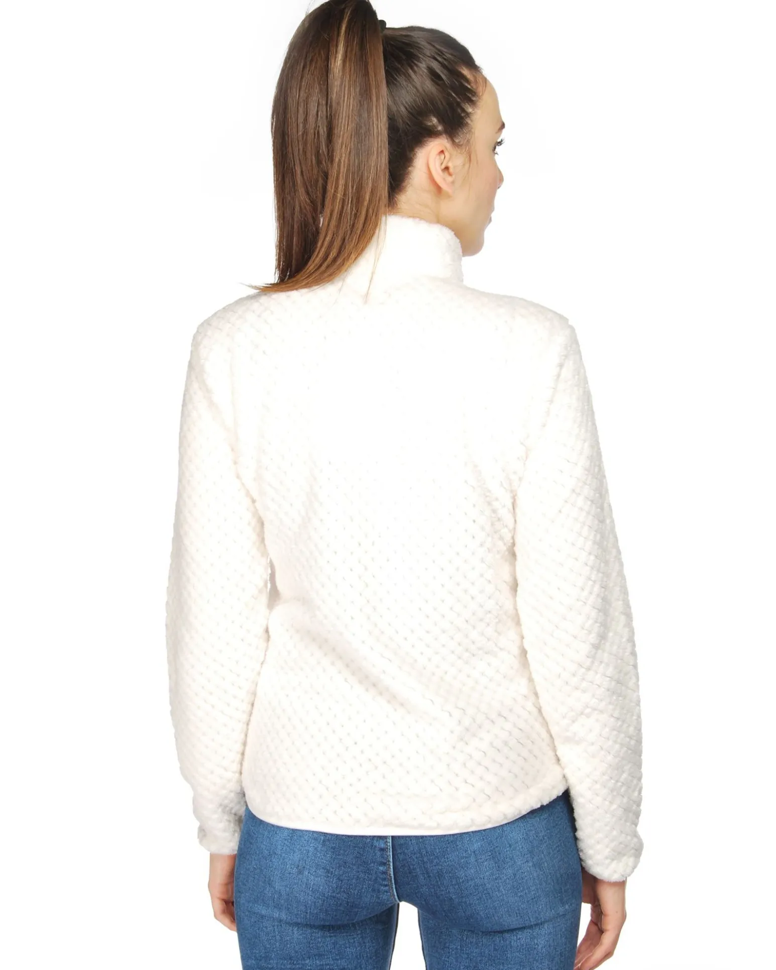JACKET ORSETTO ANITA WHITE