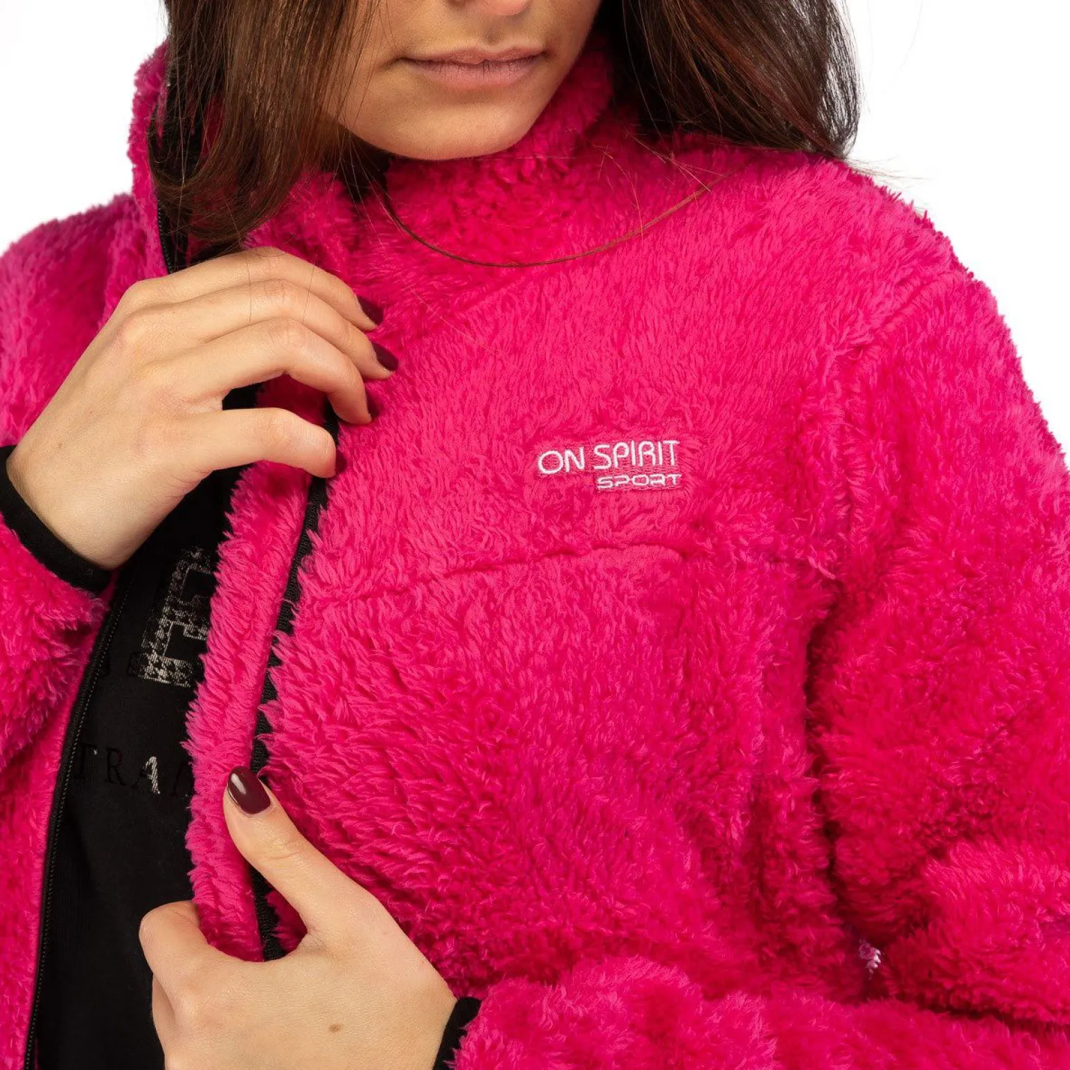 JACKET ORSETTO EDNA FUXIA