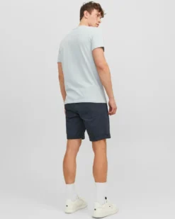JACK&JONES - Bermuda blu 5 tasche