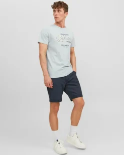 JACK&JONES - Bermuda blu 5 tasche