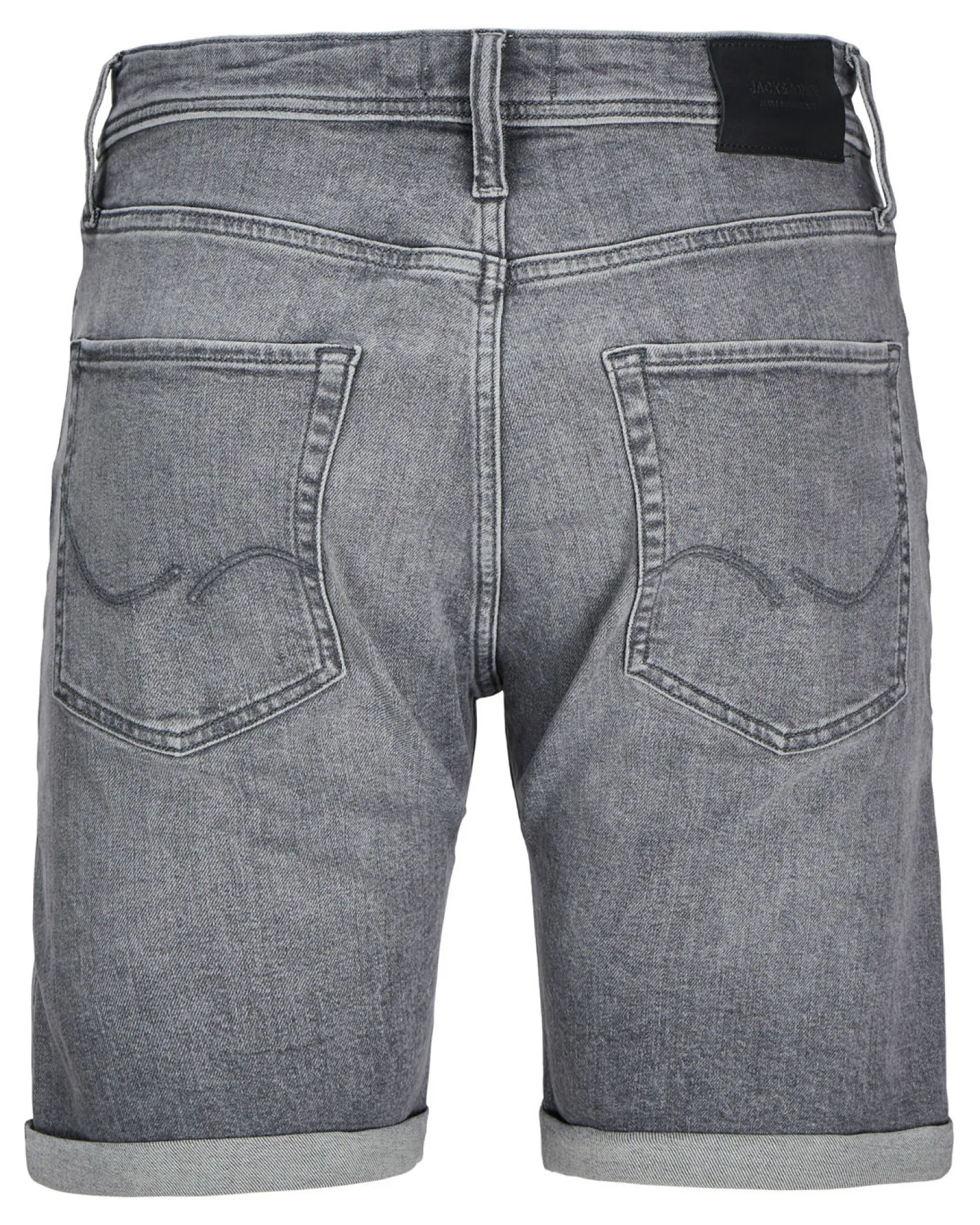JACK&JONES - Bermuda di jeans Rick original grigio denim