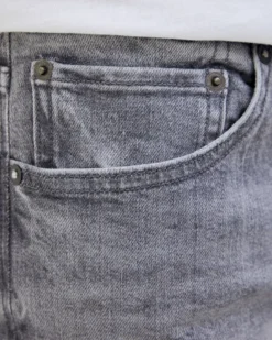 JACK&JONES - Bermuda di jeans Rick original grigio denim