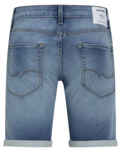 JACK&JONES - Bermuda di jeans Rick in blue denim