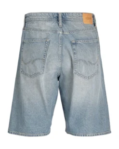 JACK & JONES - BERMUDA IN JEANS BAGGY ALEX LIGHT BLUE DA UOMO