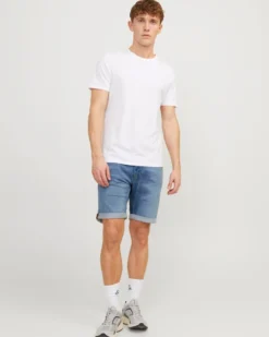 JACK&JONES - Bermuda in jeans 5 tasche