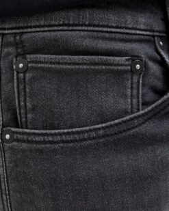 JACK&JONES - Bermuda jeans Rick black denim