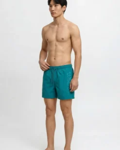JACK&JONES - Boxer mare Maui Wave ottanio con logo laterale