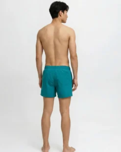JACK&JONES - Boxer mare Maui Wave ottanio con logo laterale