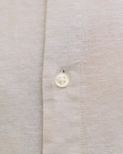 JACK & JONES -CAMICIA MANICA LUNGA BEIGE DA UOMO