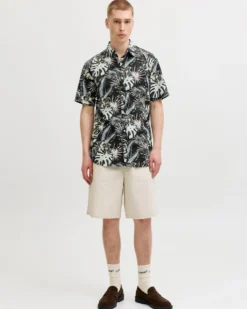 JACK&JONES - Camicia mezza manica Honolulu