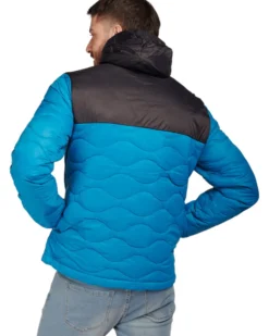 JACK & JONES - GIACCA 100 GRAMMI UOMO BICOLORE AZZURRO E NERO
