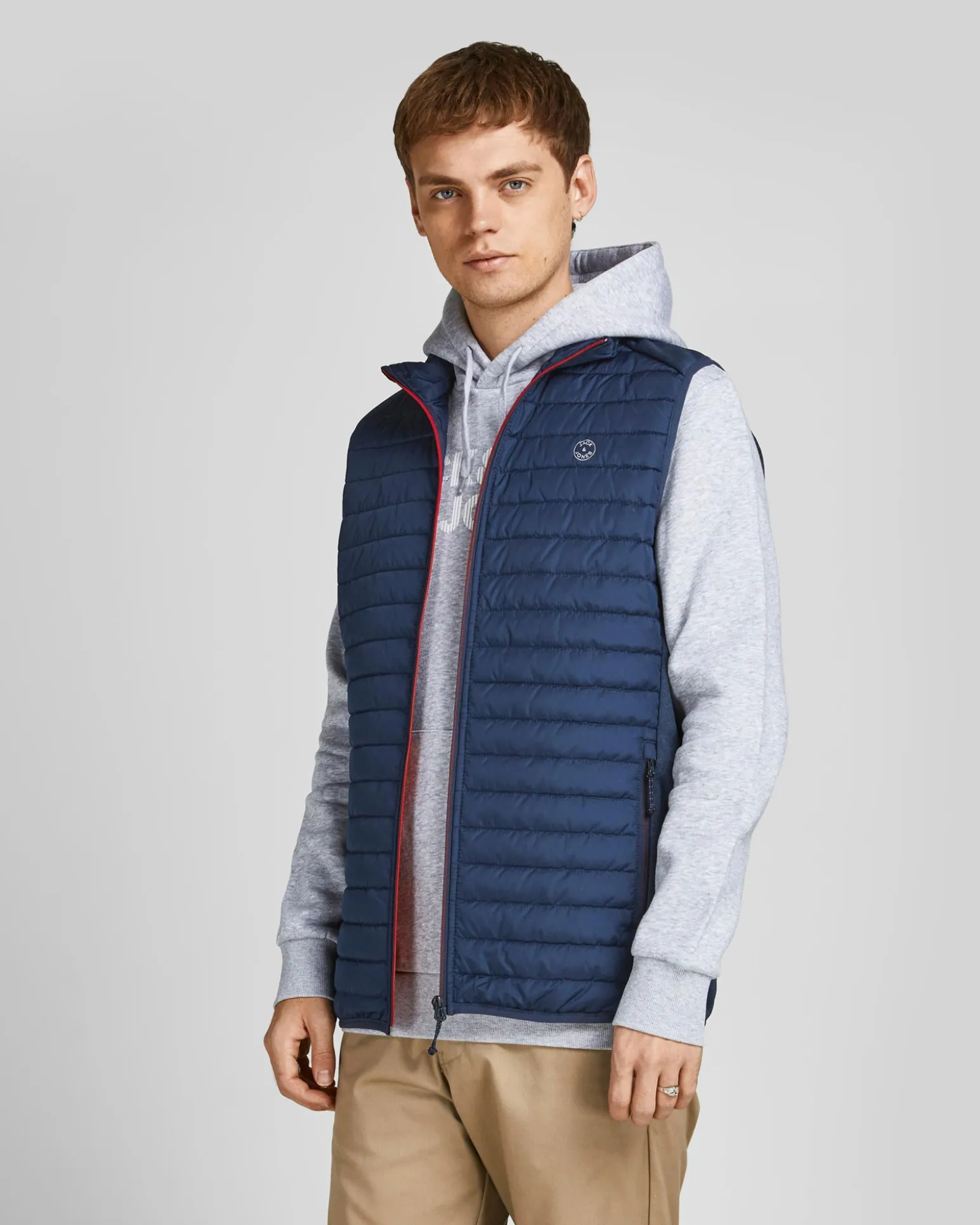 JACK&JONES - GILET 100GR JJEMULTI BODYWARMER COLLAR