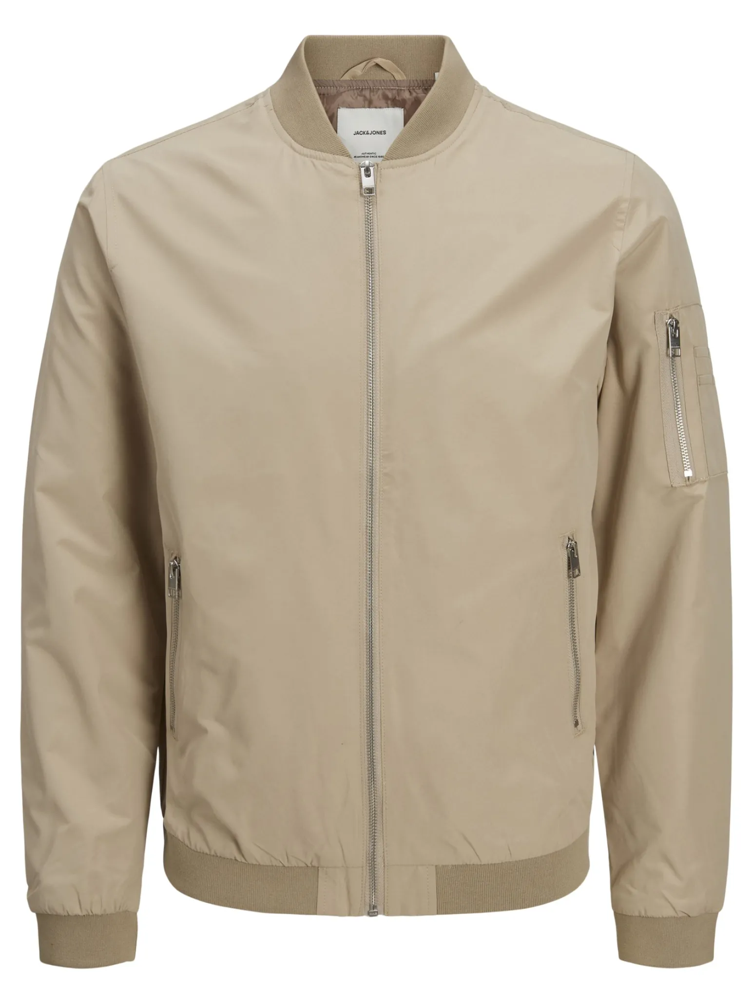 JACK & JONES - GIUBBINO BOMBER BEIGE DA UOMO