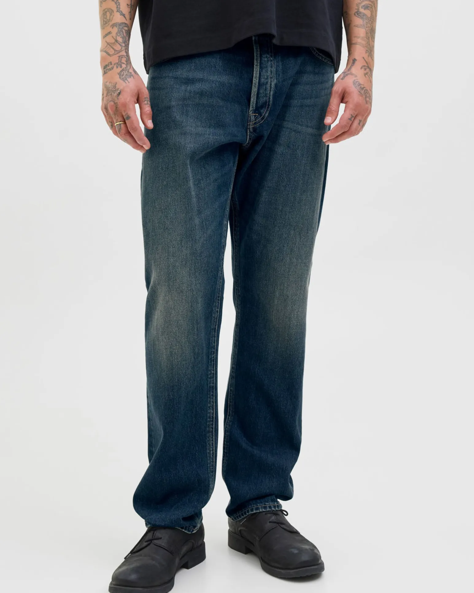JACK&JONES - JEANS 5 TASCHE DA UOMO RELAXED FIT CHRIS