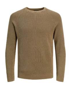 JACK&JONES - MAGLIA PULLOVER BISCOTTO DA UOMO