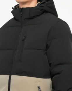 JACK & JONES - PIUMINO VERDE DA UOMO IDROREPELLENTE CON CAPPUCCIO
