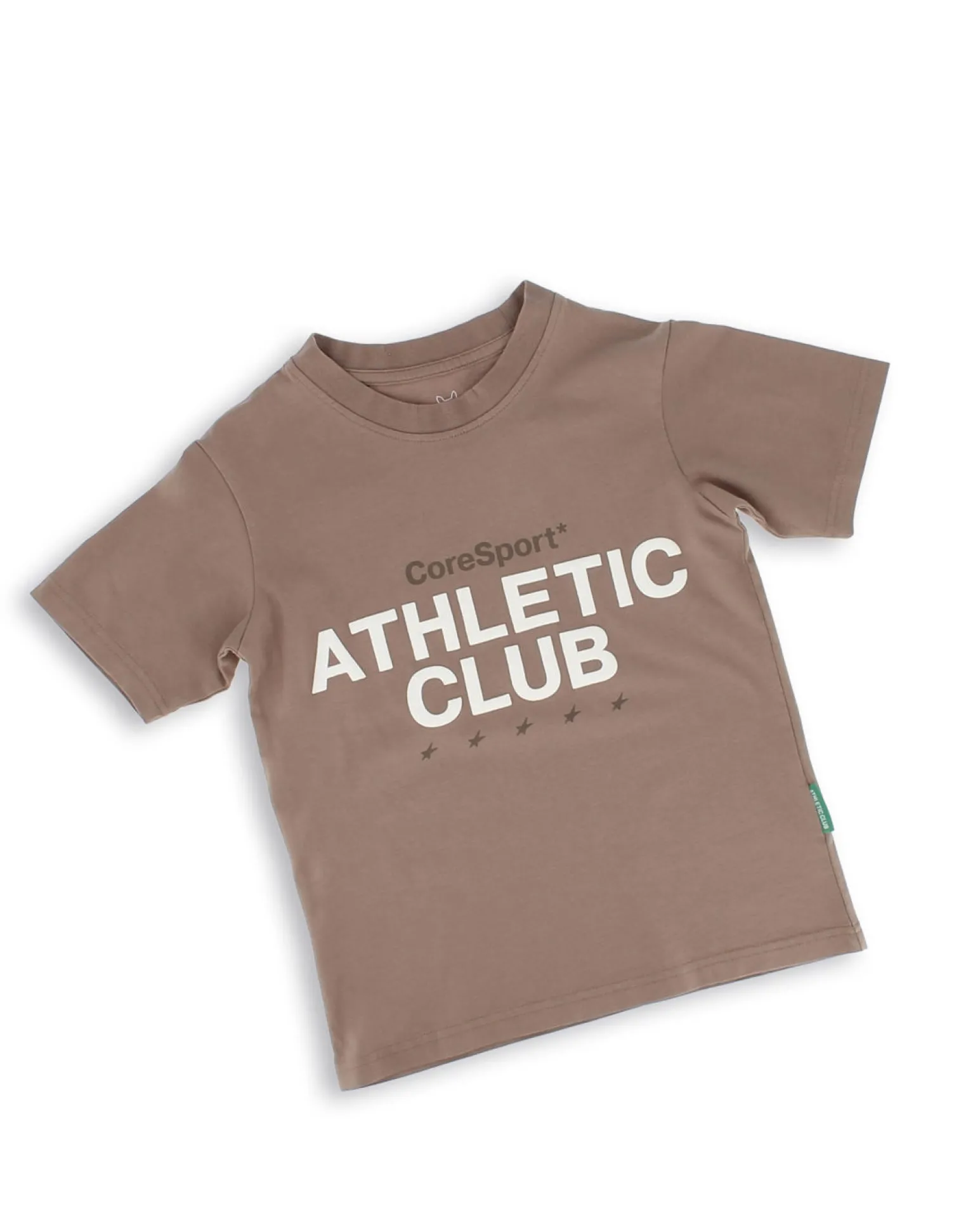 JACK&JONES - Tshirt beige junior athletico con logo frontale - 12286723