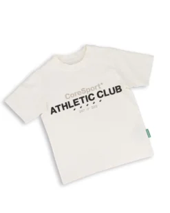 JACK&JONES - Tshirt bianco junior athletico con logo frontale - 12286723