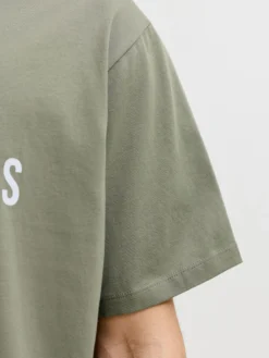 JACK&JONES - Tshirt manica corta gradient verde con stampa